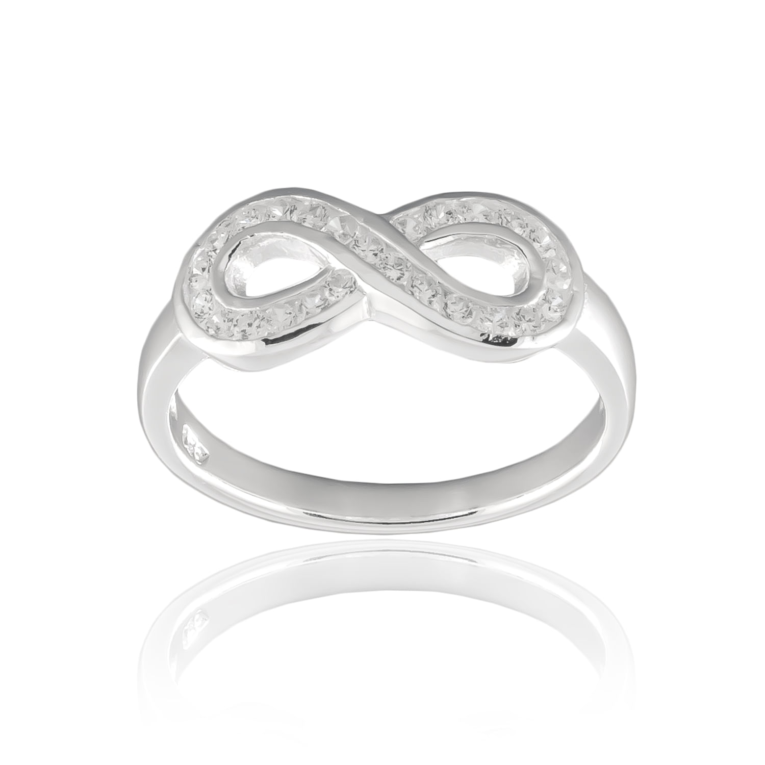 Anillo infinito con online piedras